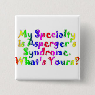 Chapa Cuadrada Especialidad de Asperger