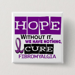 Chapa Cuadrada ESPERANZA 2 del Fibromyalgia
