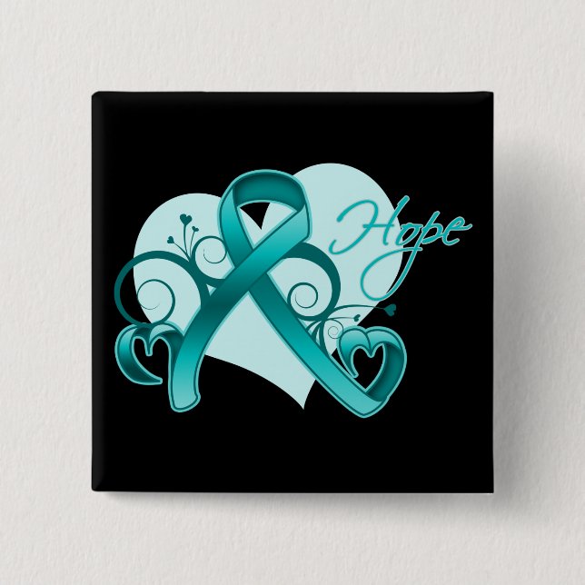 Chapa Cuadrada Esperanza de cistitis intersticial (Anverso)