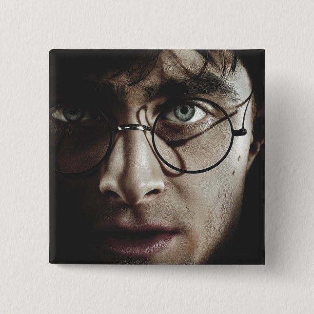Chapa Cuadrada Espíritus mortales - Harry Potter (Anverso)