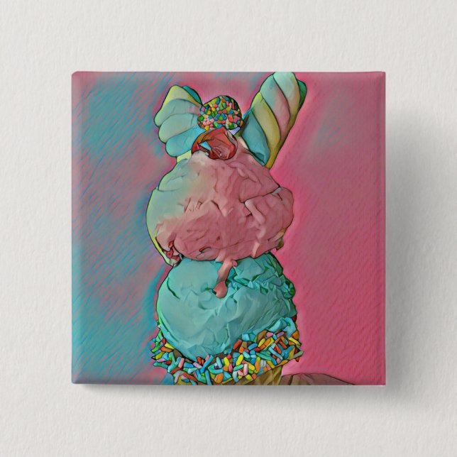 Chapa Cuadrada Espolvorines de helado (Anverso)