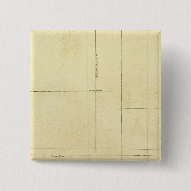 Chapa Cuadrada Esquema del mapa mundial (Anverso)