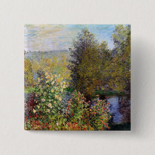 Chapa Cuadrada Esquina del Jardín de Montgeron - Claude Monet -