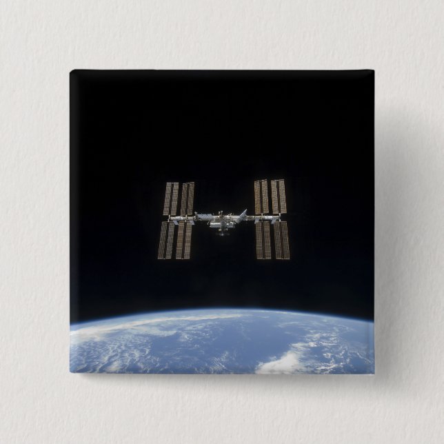Chapa Cuadrada Estación Espacial Internacional 7 (Anverso)