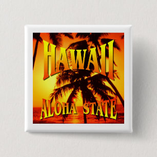 Chapa Cuadrada Estado de la hawaiana de Hawaii