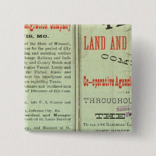 Chapa Cuadrada Estado de Texas