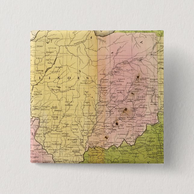 Chapa Cuadrada Estados occidentales (Anverso)