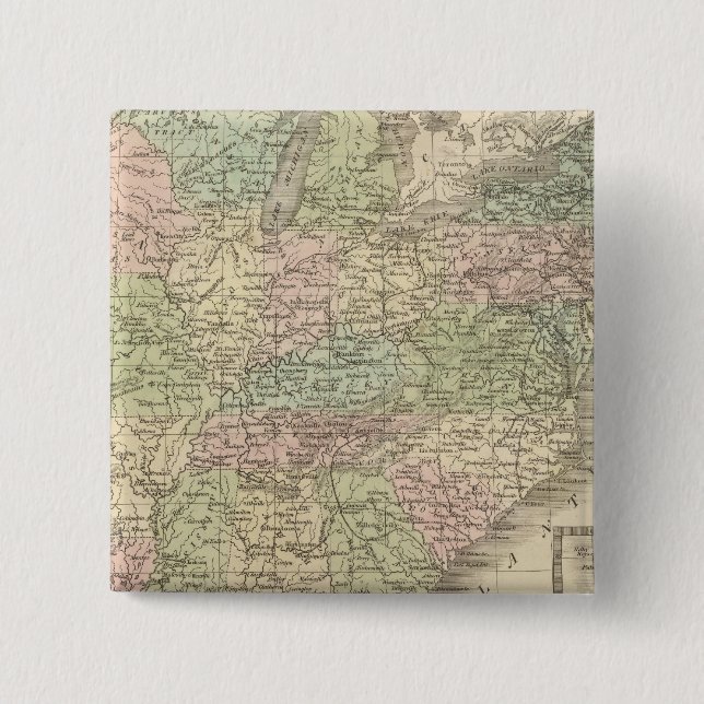 Chapa Cuadrada Estados Unidos 18 (Anverso)