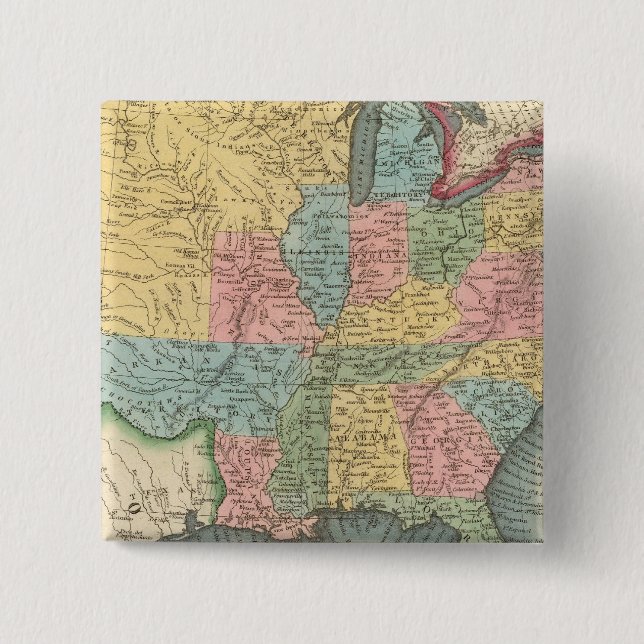 Chapa Cuadrada Estados Unidos 29 (Anverso)