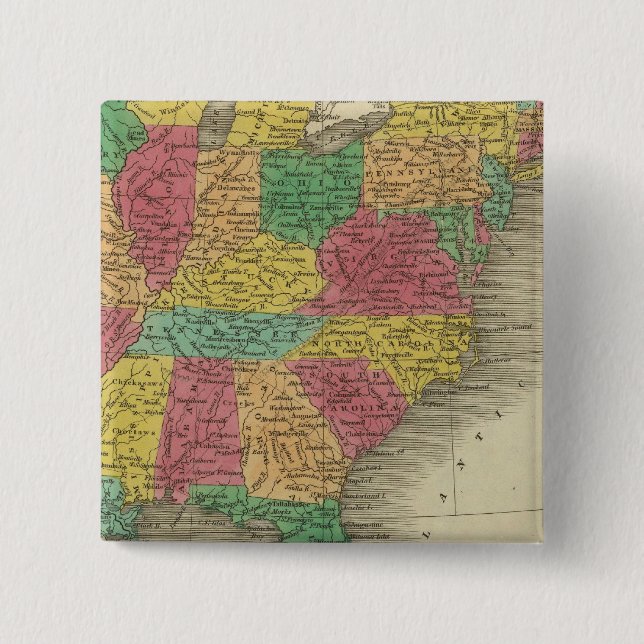 Chapa Cuadrada Estados Unidos 33 (Anverso)