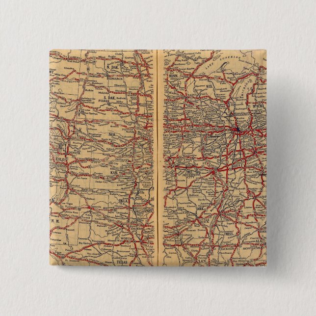 Chapa Cuadrada Estados Unidos 8 (Anverso)