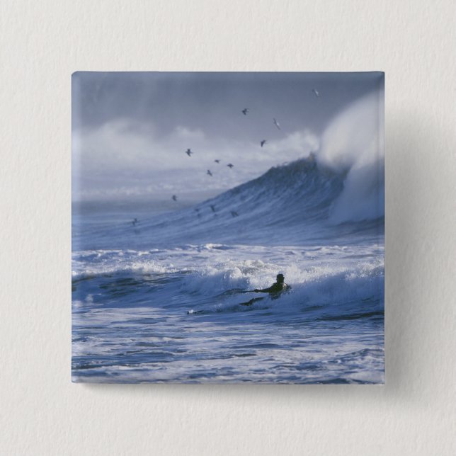 Chapa Cuadrada Estados Unidos, estado de Washington, La Push. Hom (Anverso)