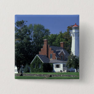 Chapa Cuadrada Estados Unidos, Michigan, Lago Huron. Puerto Sanil