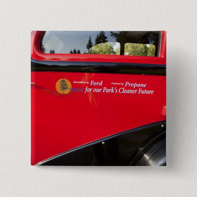 Chapa Cuadrada Estados Unidos, Montana, Parque Nacional Glacier,  (Anverso)