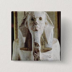 Chapa Cuadrada Estatua asentada de rey Djoser