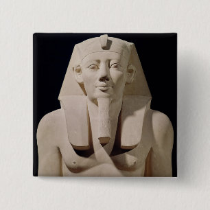 Chapa Cuadrada Estatua asentada Sesostris I, originalmente