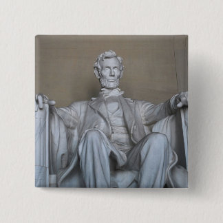 Chapa Cuadrada Estatua de Abraham Lincoln