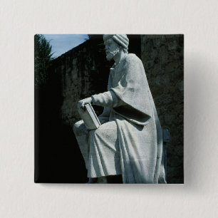 Chapa Cuadrada Estatua de Averroes