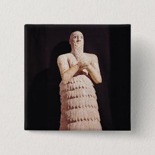 Chapa Cuadrada Estatua de Itur-Shamagen, rey de marcha