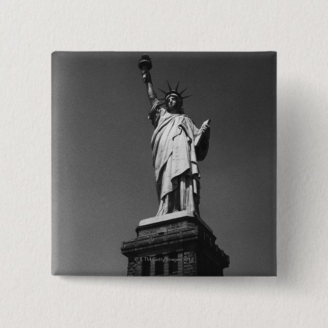 Chapa Cuadrada Estatua de la libertad (Anverso)