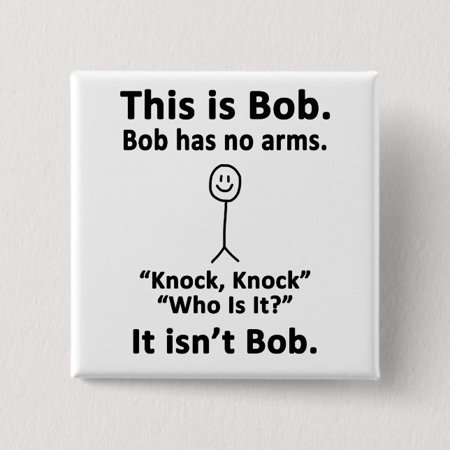 Chapa Cuadrada Éste es Bob (Anverso)
