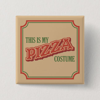 Chapa Cuadrada Este Es Mi Vestido De Pizza - Fácil Halloween Lazy