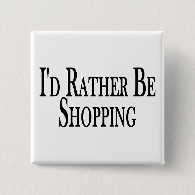 Chapa Cuadrada Esté haciendo compras bastante (Anverso)