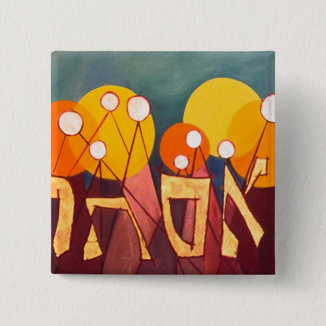 Chapa Cuadrada Esther (Anverso)