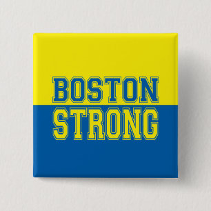 Chapa Cuadrada Estilo gráfico fuerte de Boston