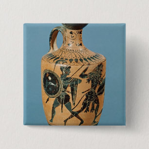 Chapa Cuadrada Estilo Lekythos del ático