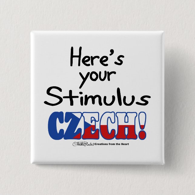 Chapa Cuadrada ¡Estímulo checo! (Anverso)