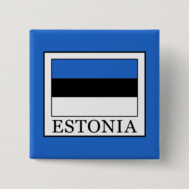 Chapa Cuadrada Estonia (Anverso)
