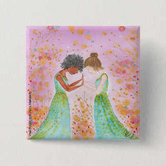 Chapa Cuadrada Estoy De Acuerdo Con Usted Pin