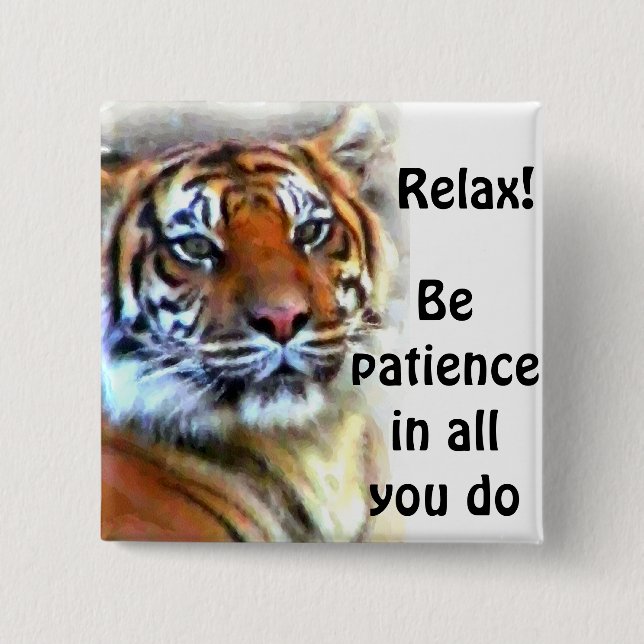 Chapa Cuadrada Estoy esperando_ (Anverso)