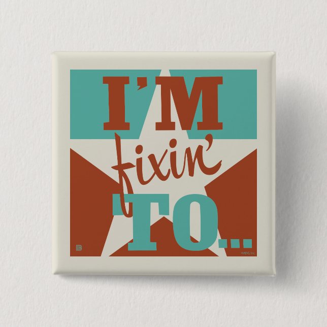 Chapa Cuadrada Estoy fijando en (Anverso)