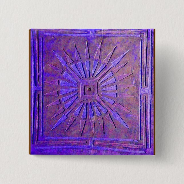 CHAPA CUADRADA ESTRELLA DE LA MAÑANA (Anverso)