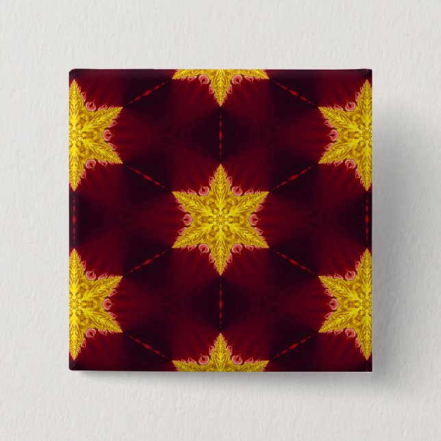 Chapa Cuadrada Estrella Dorada (Anverso)
