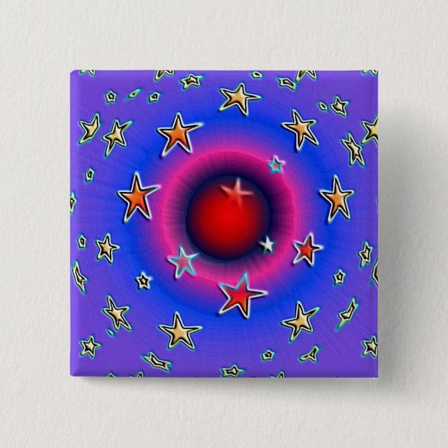 Chapa Cuadrada Estrellas (Anverso)