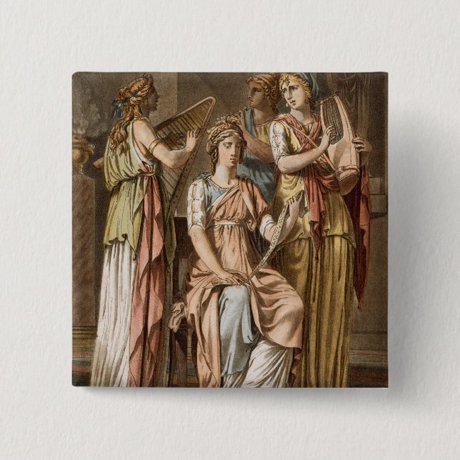 Chapa Cuadrada Estribillo de las mujeres israelitas, trajes para (Anverso)