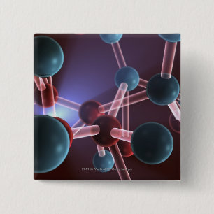 Chapa Cuadrada Estructura molecular del cafeína