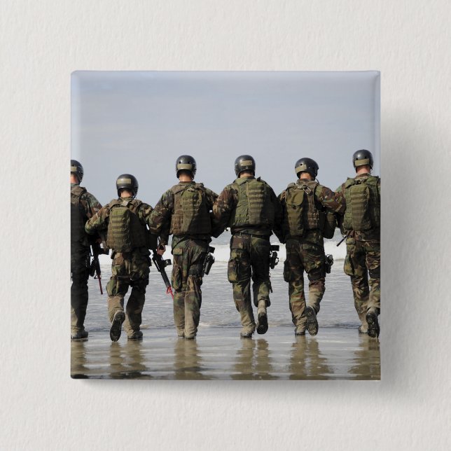 Chapa Cuadrada Estudiantes de capacitación en cualificación de pe (Anverso)