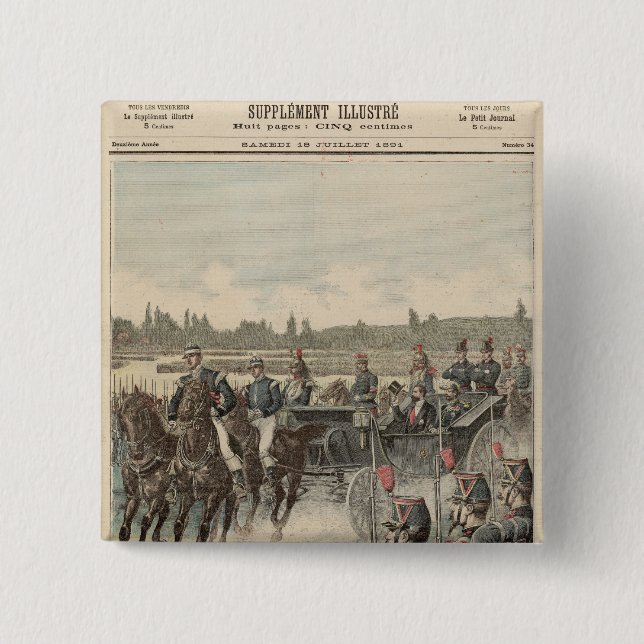 Chapa Cuadrada Estudio de tropas (Anverso)