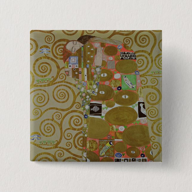 Chapa Cuadrada Estudio para el cumplimiento, c.1905-09 (w/c y oro (Anverso)