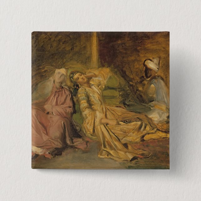 Chapa Cuadrada Estudio para el interior de un Harem (Anverso)