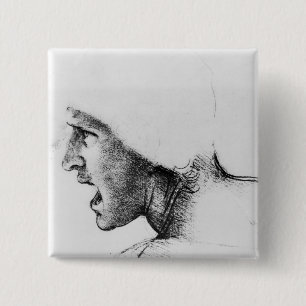 Chapa Cuadrada Estudio para la cabeza de un soldado