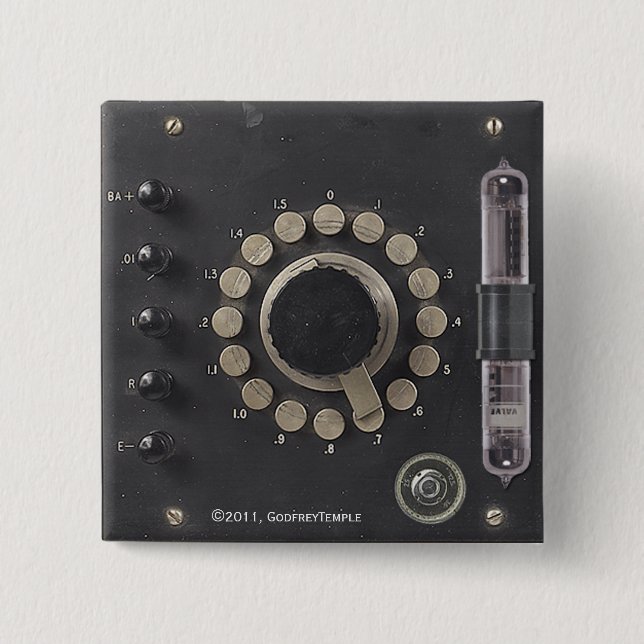 Chapa Cuadrada Ether Condenser de profesor Temple's (Anverso)