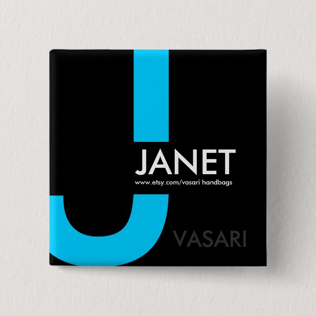 Chapa Cuadrada Etiqueta conocida moderna (Anverso)