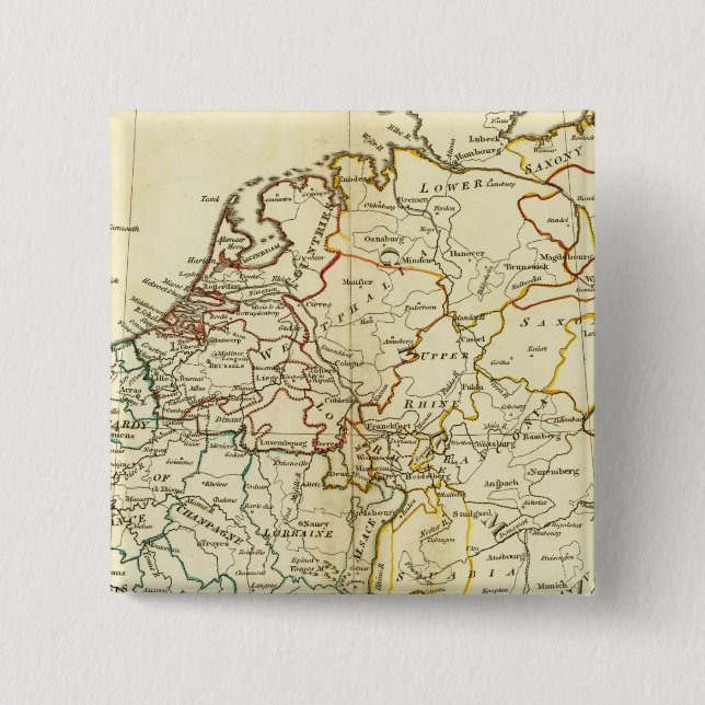 Chapa Cuadrada Europa 10 (Anverso)