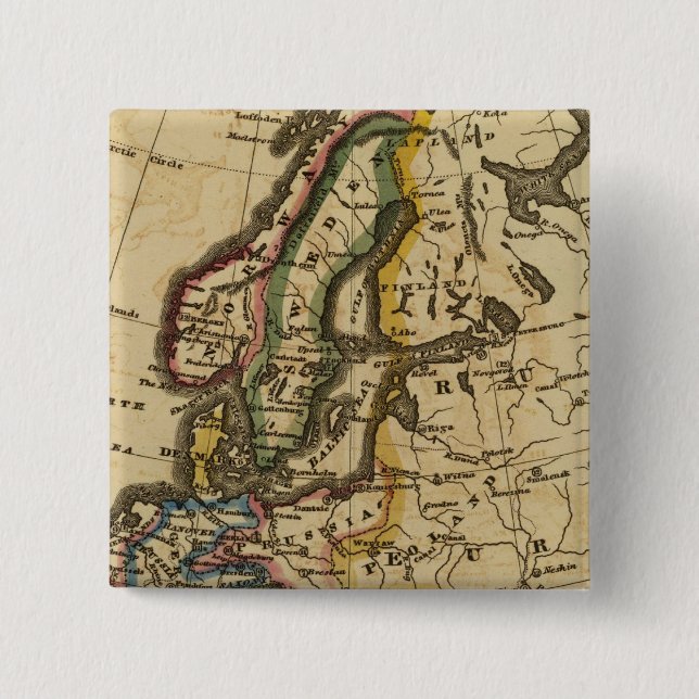 Chapa Cuadrada Europa 13 (Anverso)