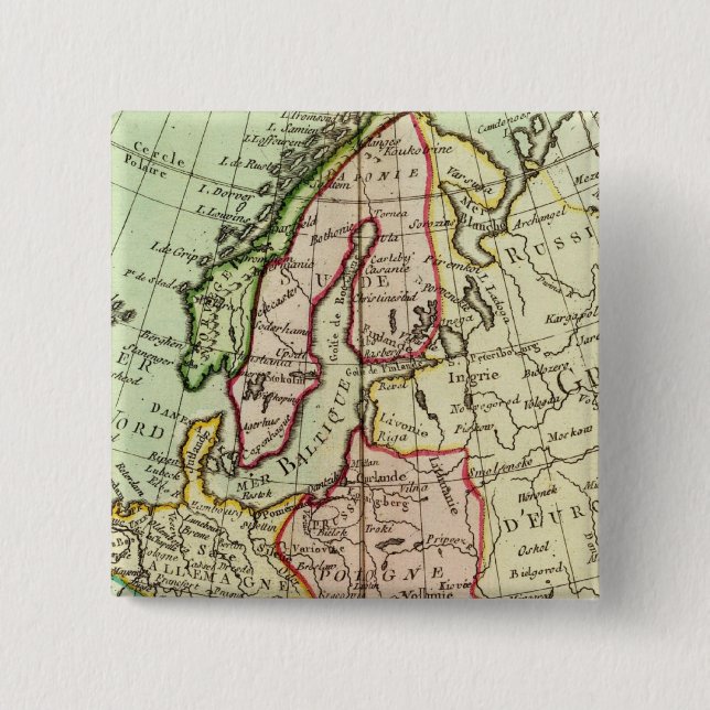 Chapa Cuadrada Europa 16 (Anverso)